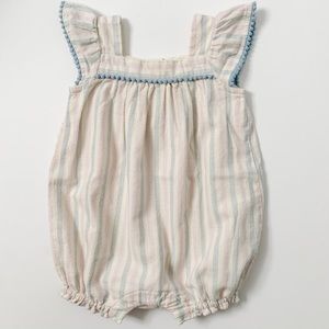 Baby gap striped bubble one piece
